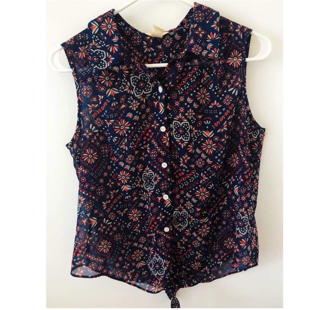 Forever 21 Button Down Blouse